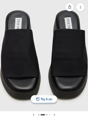 women’s black platform sandal target size 6